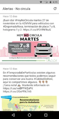 ¿Quién Circula? - Hoy No Circu android App screenshot 0